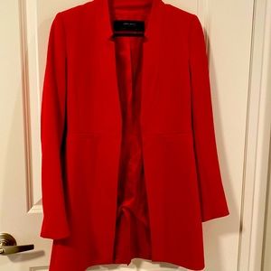 Red Zara blazer